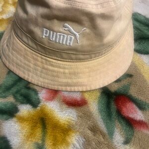 Men's Puma Essentials Nylon Bucket Hat, OS, Tan/Beige, 9/10